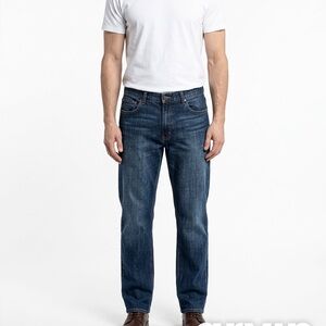 Blue Pronto Uomo Jeans Men’s 38x32 Blue Dark Wash Denim New